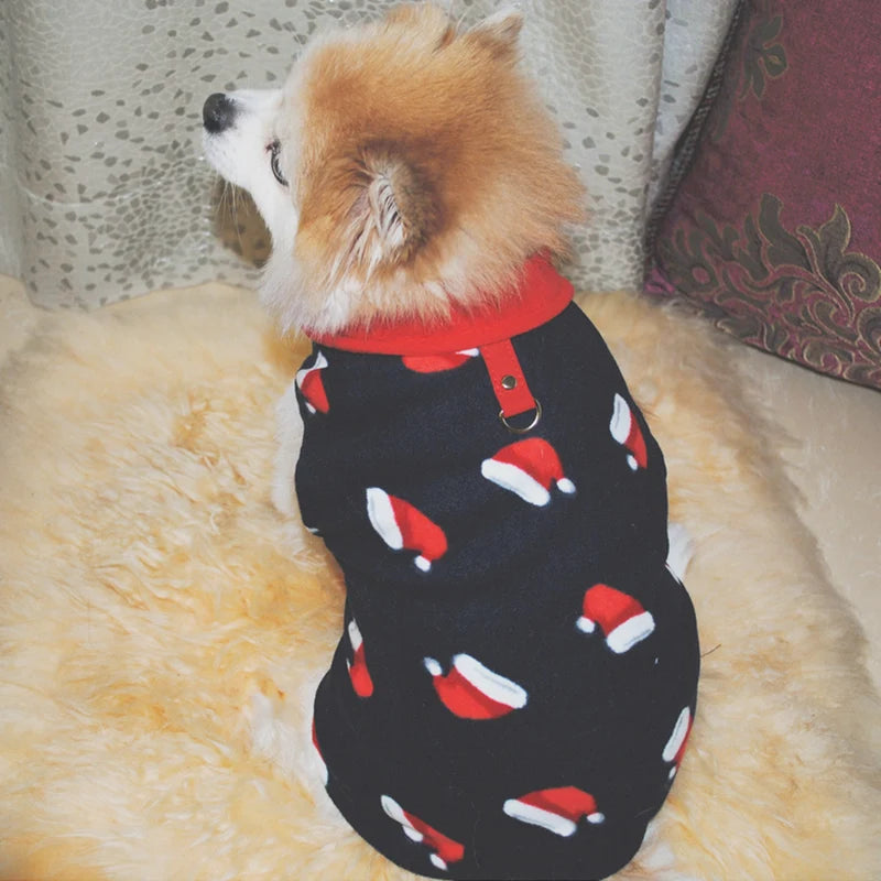 Warm Winter Dog Clothes Fleece Vest for Dog Puppy Fleece Clothing Soft Plaid Costume Doggy Autumn Winter Animal Pet Jacket 40