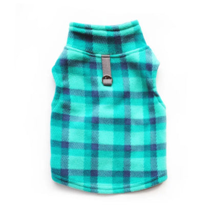 Warm Winter Dog Clothes Fleece Vest for Dog Puppy Fleece Clothing Soft Plaid Costume Doggy Autumn Winter Animal Pet Jacket 40