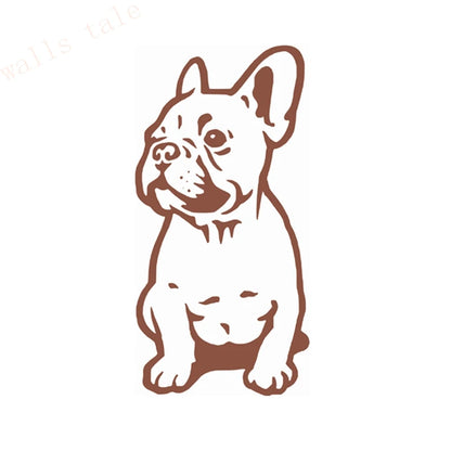 FRENCH BULLDOG WALL STICKER CAR BUMPER STICKER FRANCES DOG VINYL DECALS
