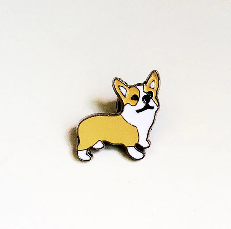 Jack Russell Terrier Brooches For Women Metal Alloy Animal Pet Dog Brooch Pin Badge bag hat  Jewelry Brooches For Kids Friends