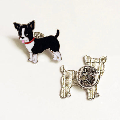 Jack Russell Terrier Brooches For Women Metal Alloy Animal Pet Dog Brooch Pin Badge bag hat  Jewelry Brooches For Kids Friends