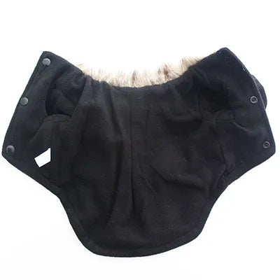 Boy Dog Cat Suit Coat Hoodie Pet Puppy Coat Jacket Fur Collar Windbreaker Clothes Apperal 5 sizes