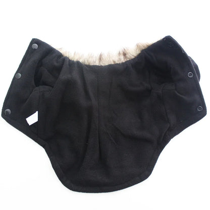 Boy Dog Cat Suit Coat Hoodie Pet Puppy Coat Jacket Fur Collar Windbreaker Clothes Apperal 5 sizes