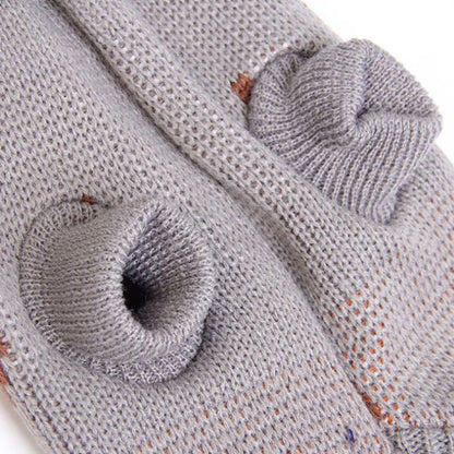 the COZY PAWS KNITTED PET SWEATER - Warm Dog Clothes for Small/Medium Dogs, Knitted Cat/Dog Sweater, Pet Clothing for Chihuahua, Bulldogs, Puppy Costume Coat, Winter