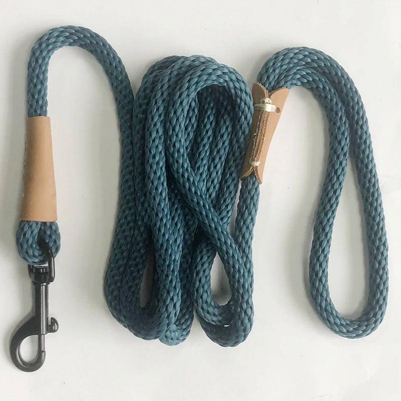 the TRACKFLEX TRAINING LEASH - Dog Training Leash Rope, Dog Check Cord, Lightweight Small/Medium Dog Tracking Leads, 2M 5M 10M Black/Red Color Long Dog Leash