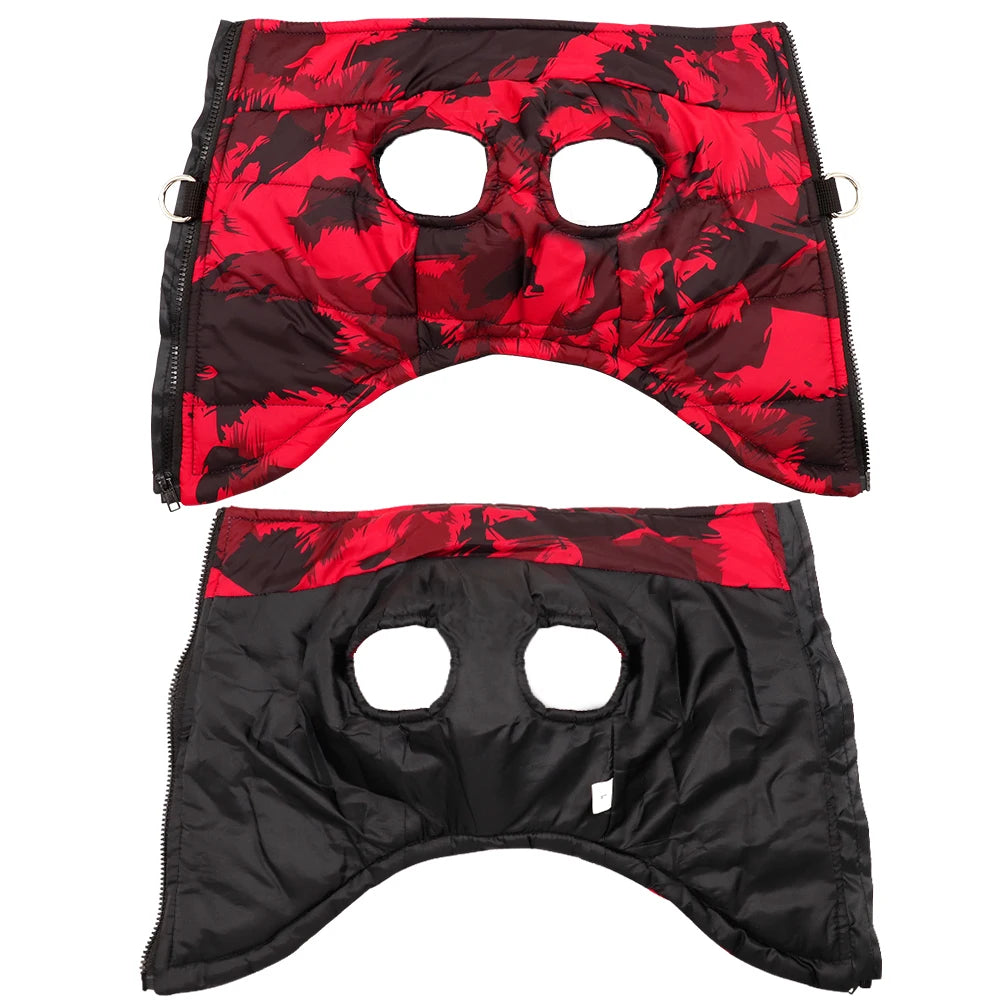 the FASHION DIVA DOG - Winter Pet Dog Clothes, French Bulldog, Pet Warm Jacket/Coat, Waterproof Dog Clothing Outfit Vest for Small/Medium/Large Dogs