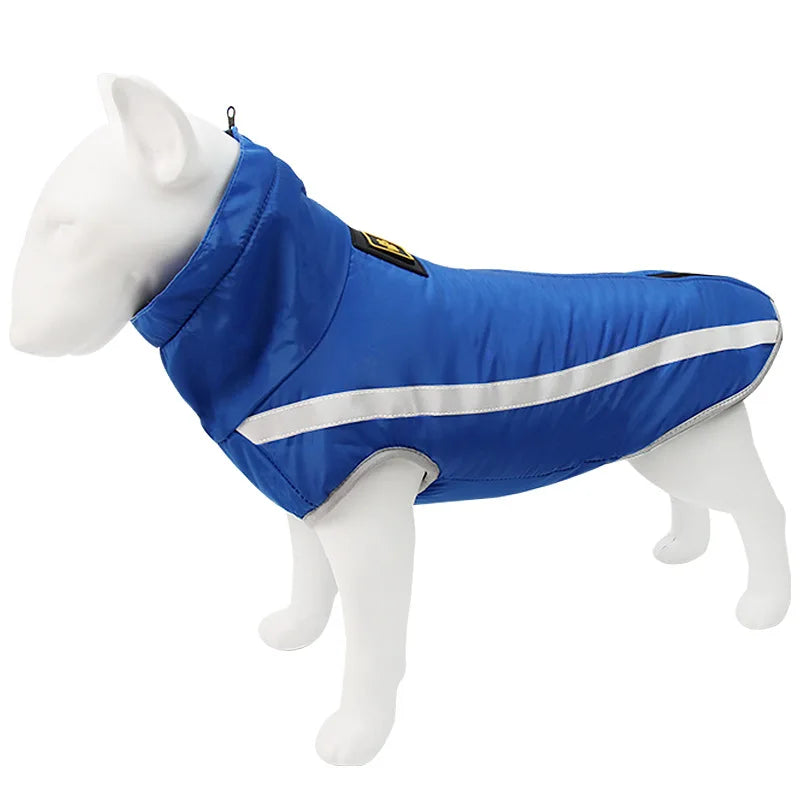 CDDMPET Winter Pet Jacket Warm Fleece Lining Clothes For Large Dogs Big Dog Coat Waterproof French Bulldog Pug Costume Labrador