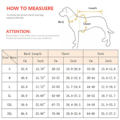 Warm Thicken Big Dog Coat Jacket for Medium Large Dogs Winter Pet Clothes Greyhound Wheeling Clothing mascotas ubranka dla psa