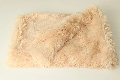 100x75 cm Winter Dog Bed Cushion Blanket Warm House Soft Warm Large Dog Cat Kennel Soft Bed Pad Fit All Pet Puppy Sleeping Mats