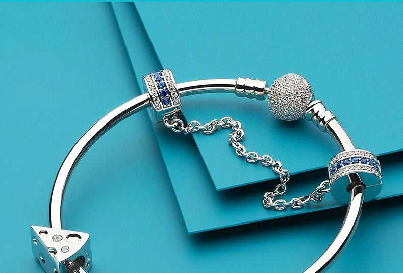 ATHENAIE 925 Sterling Silver Corgi Pet Charms Mixed CZ Yellow Cute Akita Puppy Dog Animal Charms Beads for Bracelet Jewerly