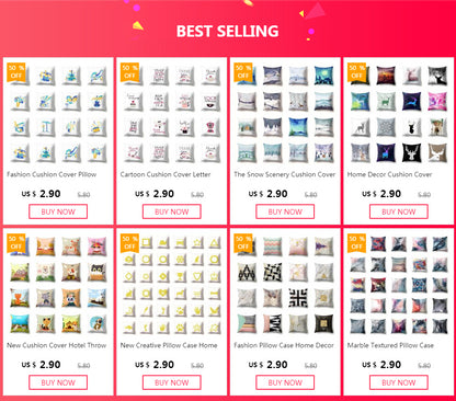 French Bulldog Dog Cushion Covers Dog Painting Pillowcase Decorative Pillow Covers Bedroom Sofa Home Decoration 45X45cm Car Seat