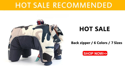 Super Warm Winter Dog Clothes For Small Dogs Waterproof Fabric Autumn Thick Pet Hoodies Chihuahua Puppy Costume Fur Coat For Pug