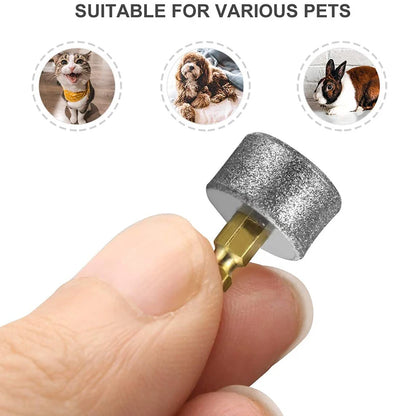 CDDMPET Pet Dog Cat Nail Clippers USB Charging Dog Nail Grinders Electric Dogs Cat Paws Nail Grooming Trimmer Accessories