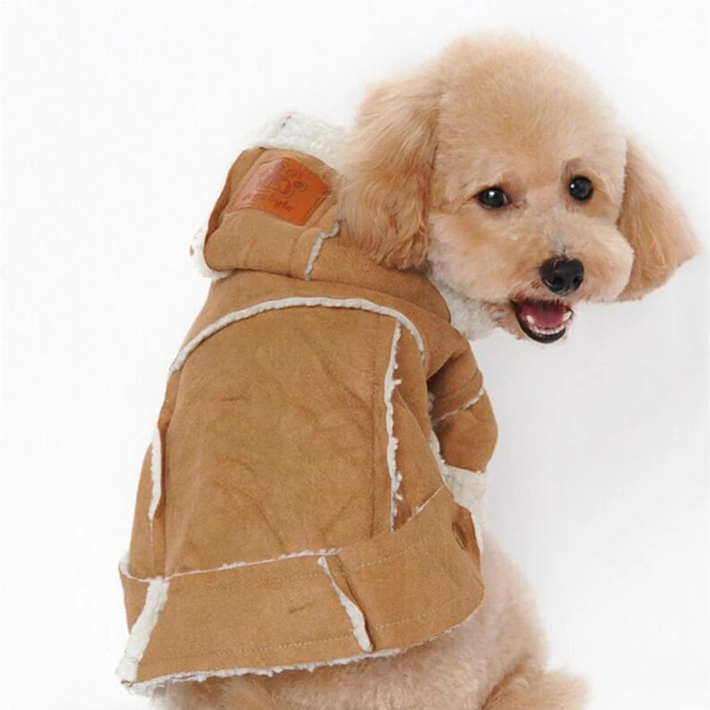 Pet Dog Jacket New Style Pet Jacket Cute Dog Winter Coat The Most Popular Dog Clothing 5 Size And 3 Color Supply