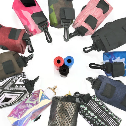 the COOL POOP BAG DISPENSER - Portable Pet Puppy/Cat Pick Up Poop Bag Dispenser, Dog Poop Waste Holder, Outdoor Garbage Organizer, Pets Supplies, Garbage Bags