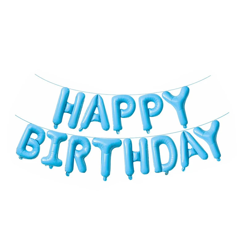 7 Piece Set Donut Ice Cream Five-Pointed Star Aluminum Mold Candy Confetti Balloon Baby Shower Girl Birthday Party Decoration