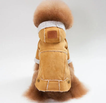 Pet Dog Jacket New Style Pet Jacket Cute Dog Winter Coat The Most Popular Dog Clothing 5 Size And 3 Color Supply