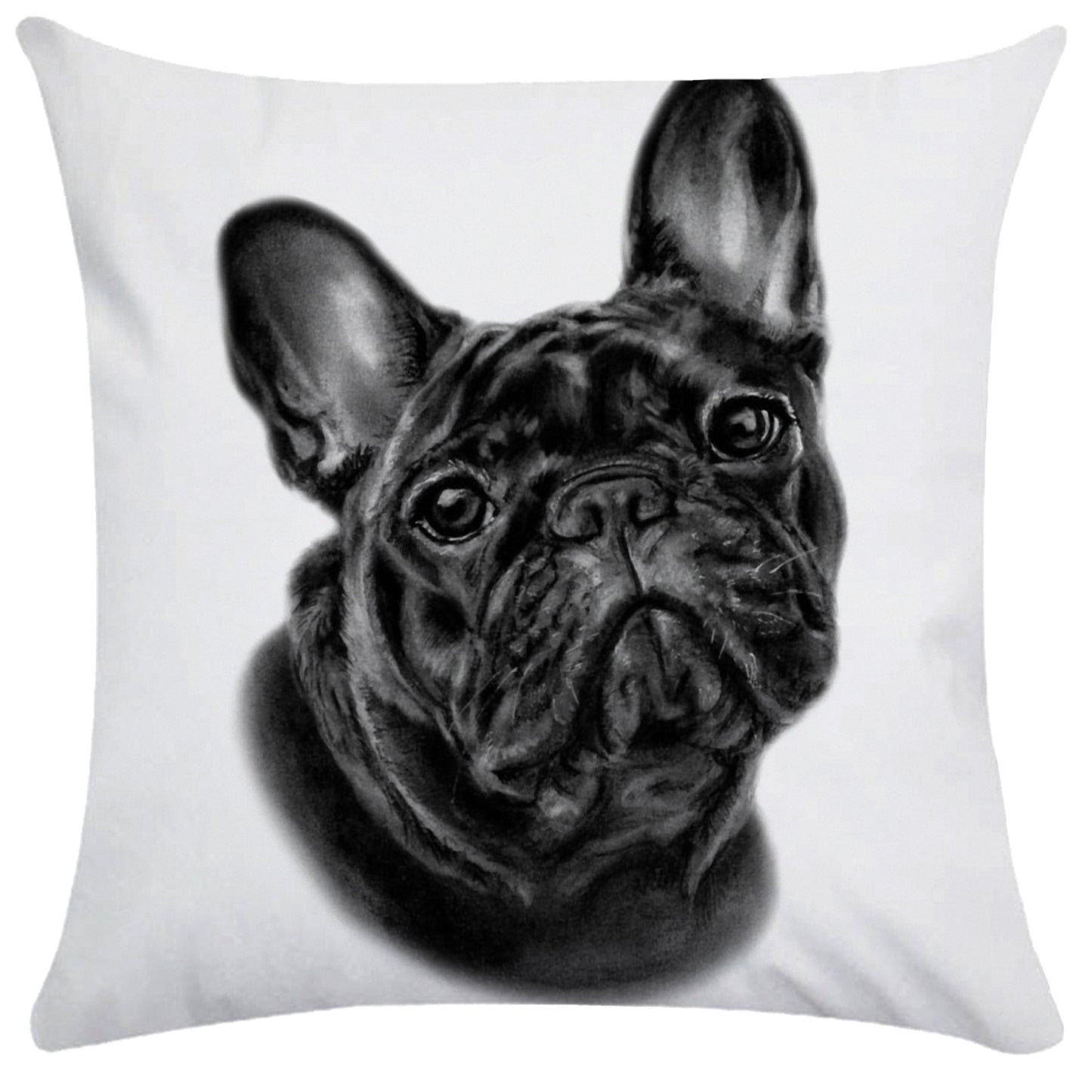 French Bulldog Dog Cushion Covers Dog Painting Pillowcase Decorative Pillow Covers Bedroom Sofa Home Decoration 45X45cm Car Seat