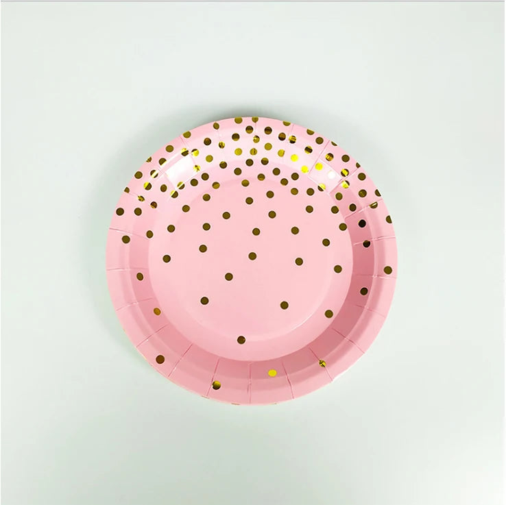 Candy Pink Theme Disposable party tableware Pastel Balloon Garland Kit Arch Baby Shower Party Supplies Girl Birthday DIY Decor