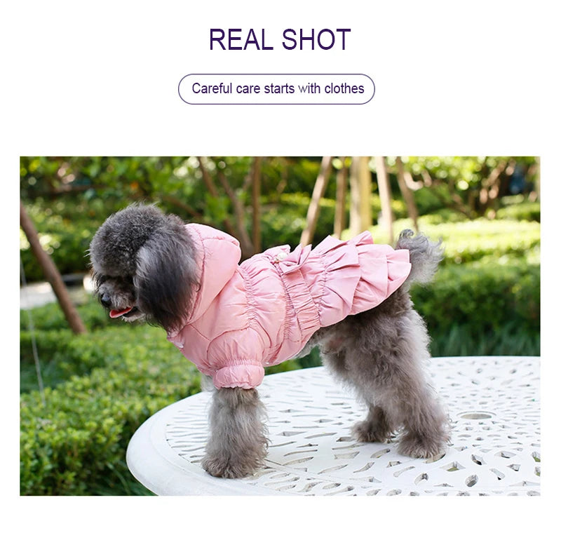 Autumn Winter Clothes For Dogs Thicken Warm Puppy Pet Cat Coats Waterproof Dog Jacket Chihuahua Pug French Bulldog Vest Clothing