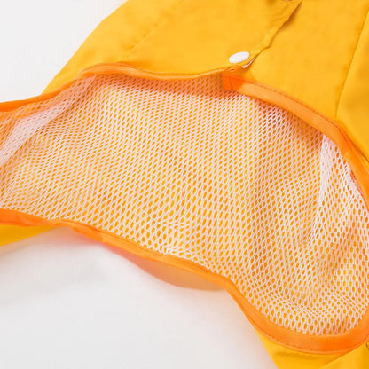 the CUTESY COSTUME - Waterproof Puppy Dog Raincoats, Rain Jacket with Hood for Small/Medium Dogs, Poncho with Reflective Strap, Honeybee Bear Dinosaur Dog Costumes