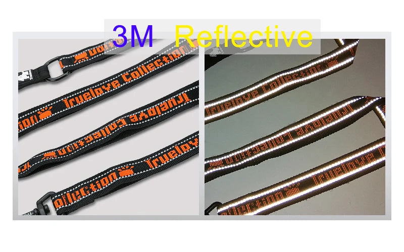 the SHIELDSTRIDE PET LEASH - Truelove Pet Leash, Nylon Explosion-Proof, Reflective for Cat and Dog, Small/Medium/Large, Travel Cross Walking Training