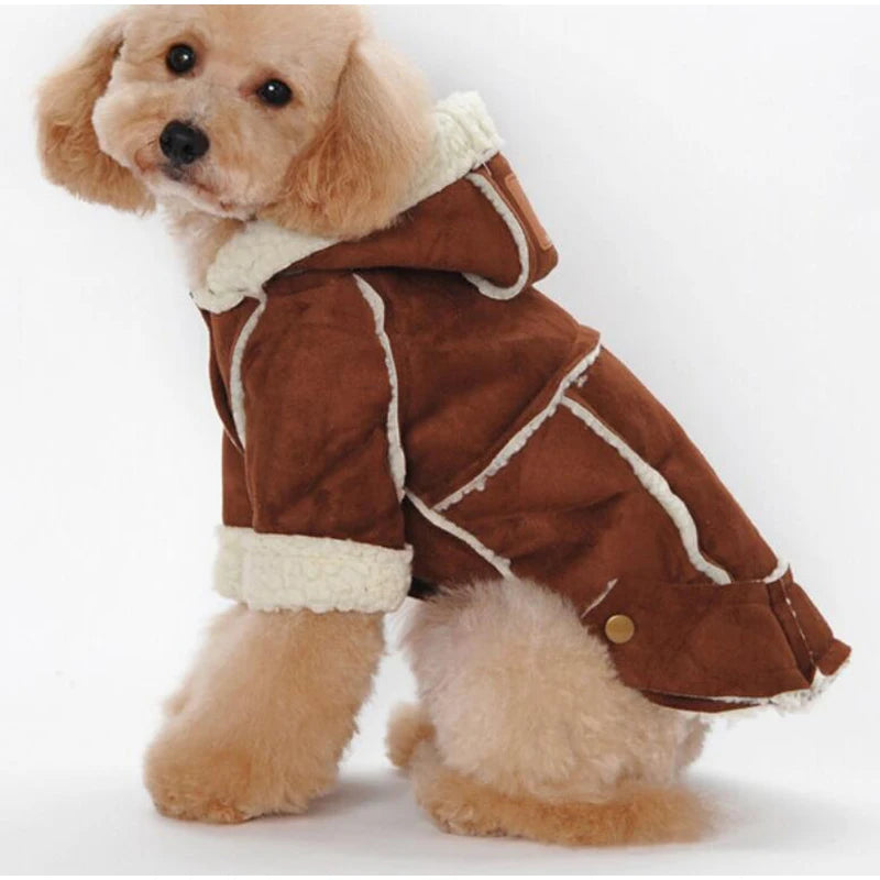 Pet Dog Jacket New Style Pet Jacket Cute Dog Winter Coat The Most Popular Dog Clothing 5 Size And 3 Color Supply