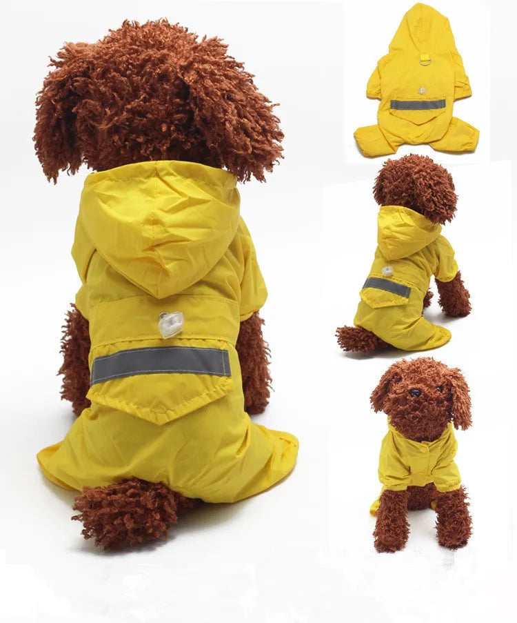 Waterproof Dog Clothing For Small Dog Summer Pet Clothes For Dogs Soft Raincoat Supply Dog Coats For Chihuahua dog Raincoat