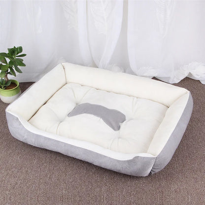 Non-slip Pet Bone Bed for Small Medium Large Dogs Winter Warm Puppy Big Dog Cushion Bulldog Cat mascotas Beds legowisko dla psa