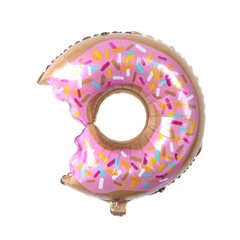 7 Piece Set Donut Ice Cream Five-Pointed Star Aluminum Mold Candy Confetti Balloon Baby Shower Girl Birthday Party Decoration