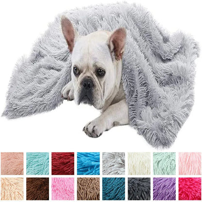 Super Soft Fleece Fluffy Pet Blankets Dog Sleeping MatMattress Extra Warm Pet Cushion for Small Medium Large Dogs & Cats