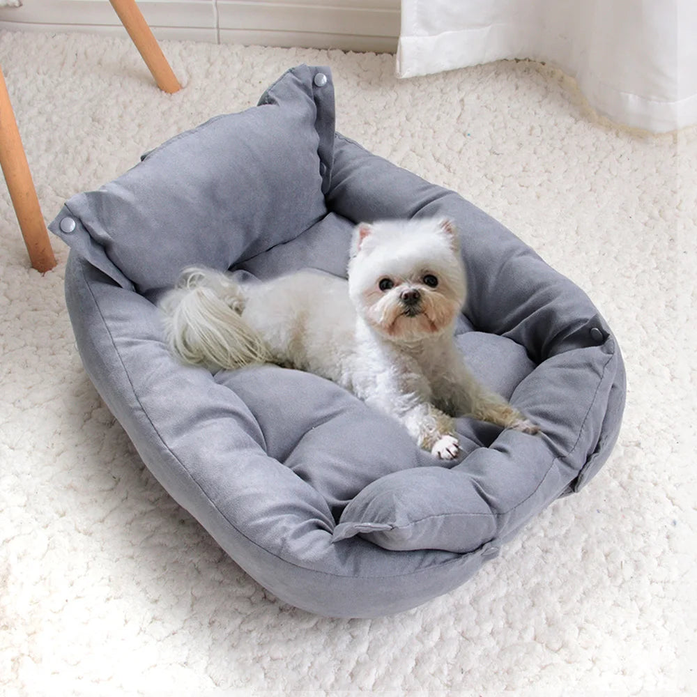 Warm Dog Sofa Bed Winter Pet Dog Cat Bed Sleeping House Kennel Mat Cat Puppy Mattress Pet House Cushion For Small Large Dogs