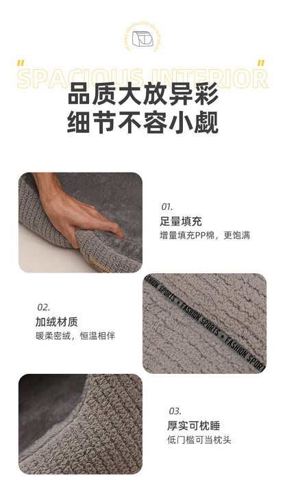 New Kennel Warm Winter Medium Large Dog Golden Retriever Removable and Washable Closed Bed Room  Villa Cat Nest Pet Supplies