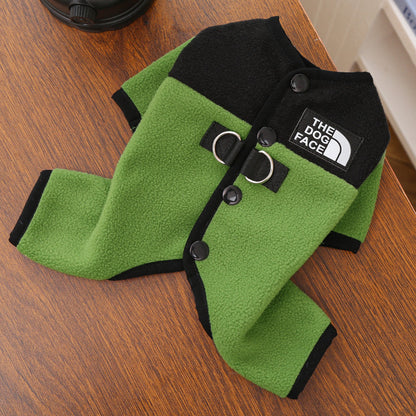 Pet Dog Clothes Soft Warm Fleece Dogs Jumpsuits Pet Clothing for Small Dogs Puppy Cats Clothes Chihuahua Yorkshire Costume Coat