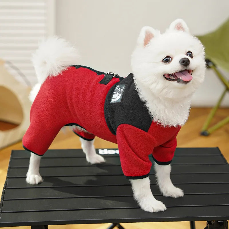 Pet Dog Clothes Soft Warm Fleece Dogs Jumpsuits Pet Clothing for Small Dogs Puppy Cats Clothes Chihuahua Yorkshire Costume Coat