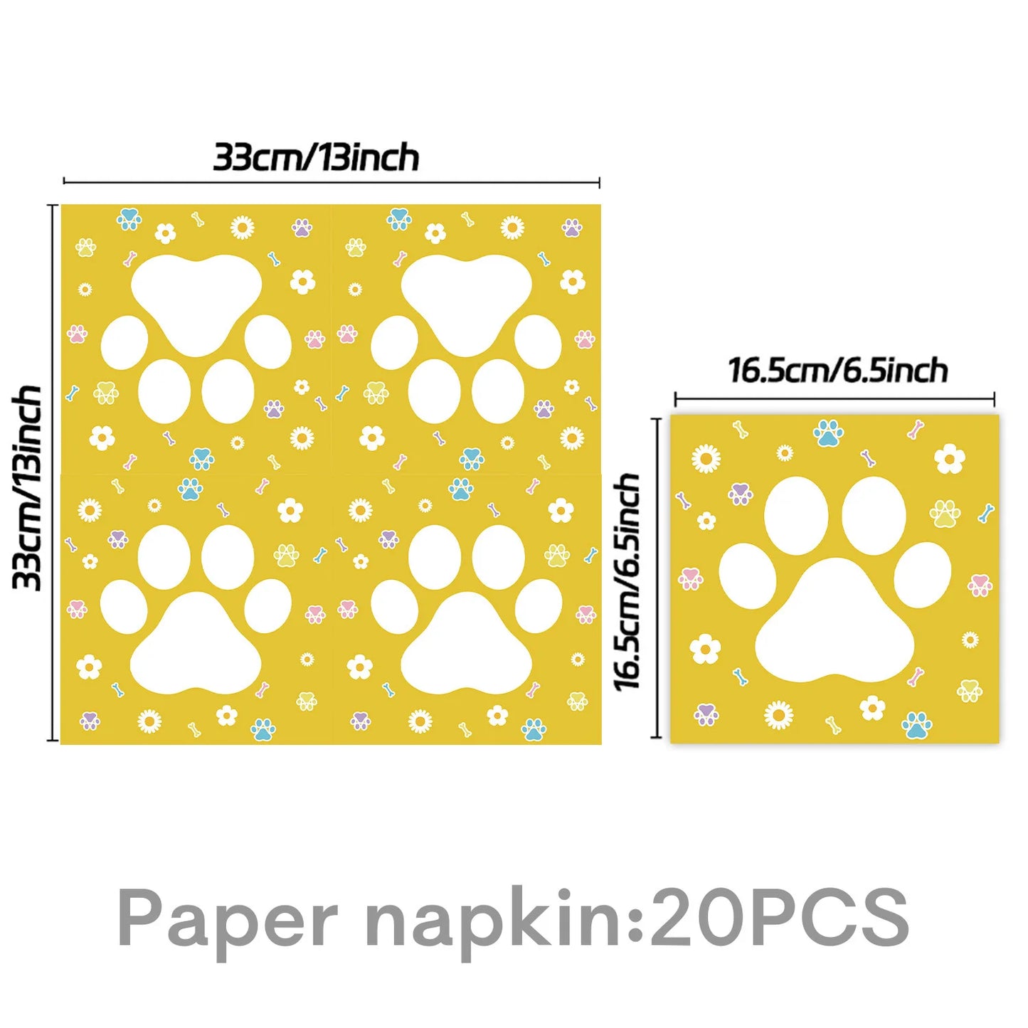 Dog Birthday Party Supplies Pink Blue Paw Paper Plates Napkins Cups Cute Puppy Theme Kids Birthday Baby Shower Party Table Decor