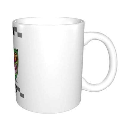 Personalized C-Courage The Cowardly Dog Coffee Mug DIY Ceramic Milk Tea Mug Cup