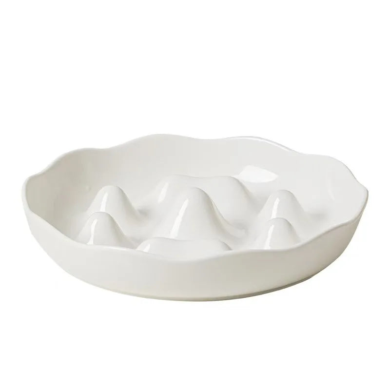 Slow Feeder Dog Bowl Large, Non-Slip Pet Food Dish for Medium Giant Dogs Like Labrador To Prevent Choking & Bloat