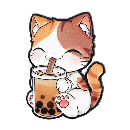 Cute Animals Dogs Cats Enamel Pins Cartoon Frogs Brooch Lapel Pin Badge on Backpack Clothing Accessories Fashion Jewelry Gifts