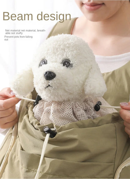 Pet Chest Bag Portable Dual-purpose Chest Dog Backpack  Cat Large Capacity Carrier  Dog Bag Carrier