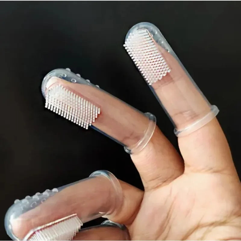 16pcs, Ultra-Soft Silicone Toothbrush for Dogs & Cats - Best for Dental Health,Gentle on Teeth & Gums,Easy To Use,Dog Toothbrus