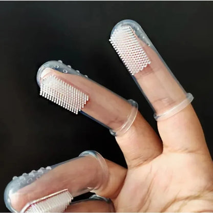 16pcs, Ultra-Soft Silicone Toothbrush for Dogs & Cats - Best for Dental Health,Gentle on Teeth & Gums,Easy To Use,Dog Toothbrus