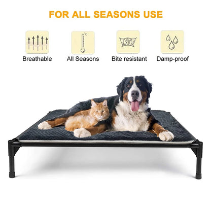 New Dog And Cat Sleeping Mat Super Soft Dog And Cat Pet Blanket Flannel Autumn/Winter Cold And Warm Mat Pet Supplies Washable