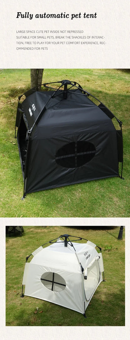 Pet tent fully automatic folding cat dog house portable car large dog rain and sun protection portable tent