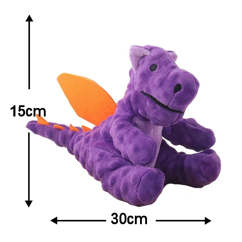 the TEETHETREASURE PLUSH - Pet Plush Toy, Cat/Dog Interactive Teething Toy, Animals Bite Resistant, Interactive Squeaky, Pet Dog Teeth Cleaning Chew Toy