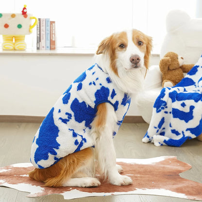 Cute Puppy Jacket Soft Fleece Warm For Medium and Large Dogs Clothes Autumn and Winter French Bulldog Chihuahua Coat Clothes