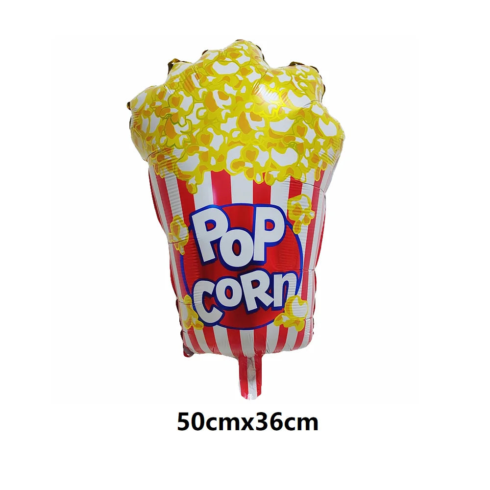 7 Piece Set Donut Ice Cream Five-Pointed Star Aluminum Mold Candy Confetti Balloon Baby Shower Girl Birthday Party Decoration