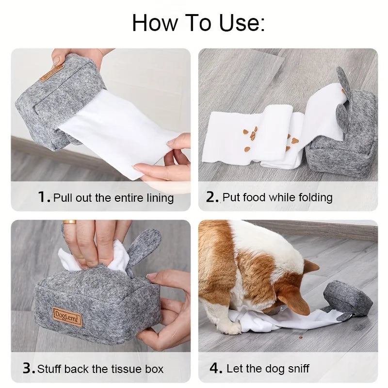 Plush Pet Dog Snuffle Toy for Small Medium Dogs Interactive Dog Chew Toy Pet Slow Feeding Toys Pet Supplies