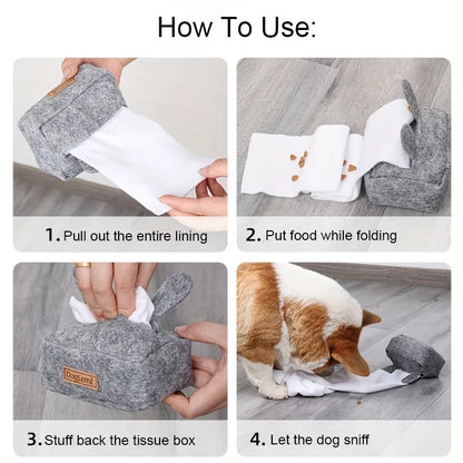 Plush Pet Dog Snuffle Toy for Small Medium Dogs Interactive Dog Chew Toy Pet Slow Feeding Toys Pet Supplies