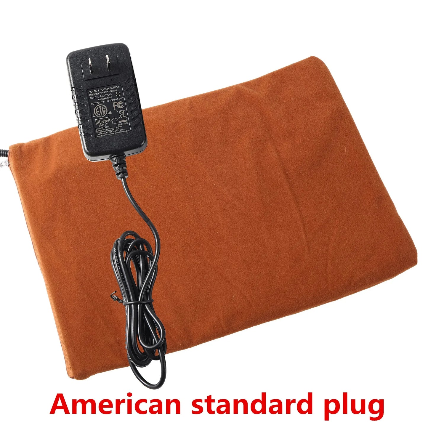 1Pc Pet Heating Pad Electric Heating Blanket Dog Heating Insulation Mattress Pet Cat Dog Winter Reptile Outdoor Warm Heating Pad